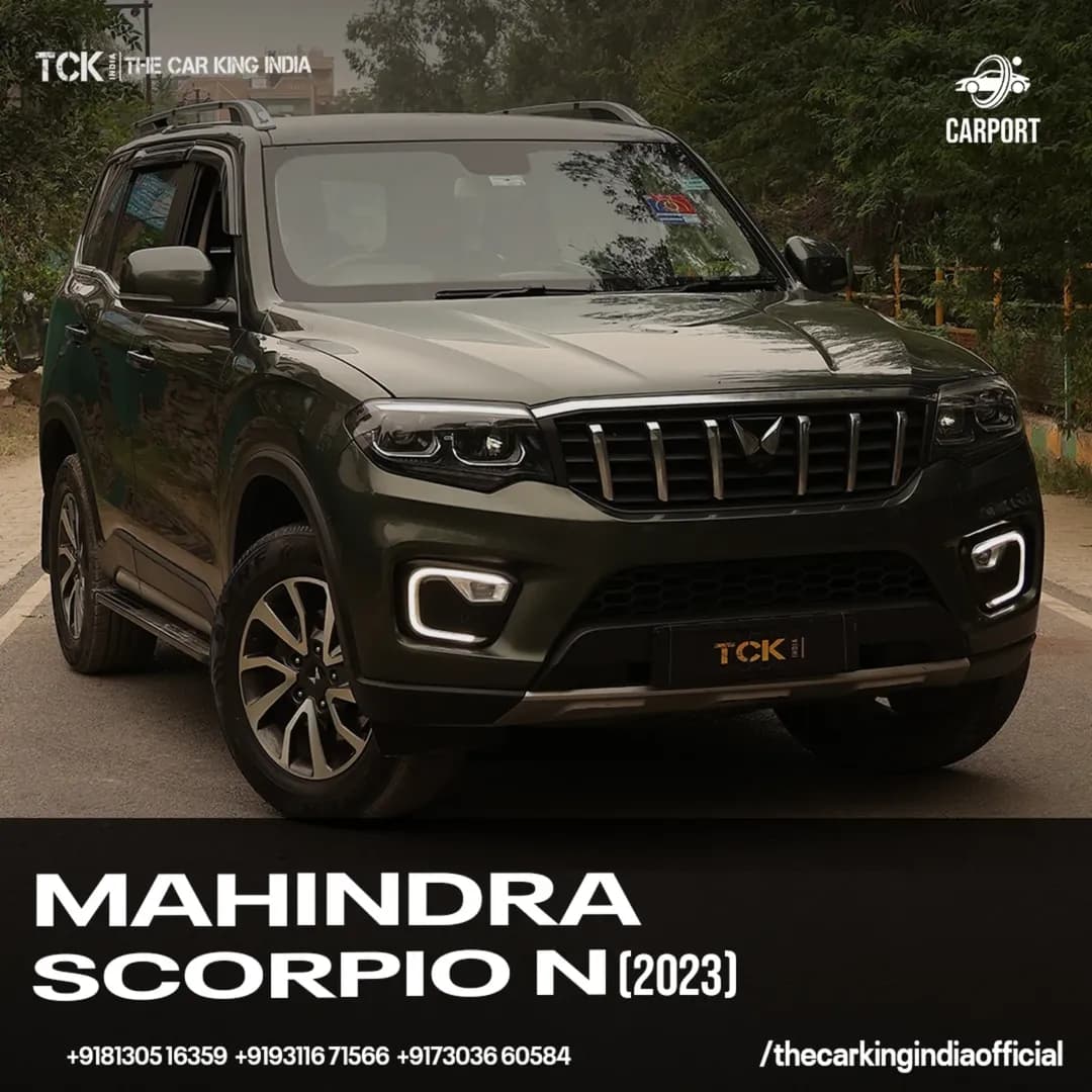 Used MAHINDRA SCORPIO N G AT Z8L 2023 green - photo 2