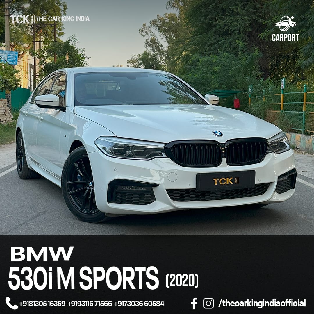 Used BMW 530I M SPORTS 2020 white - photo 2