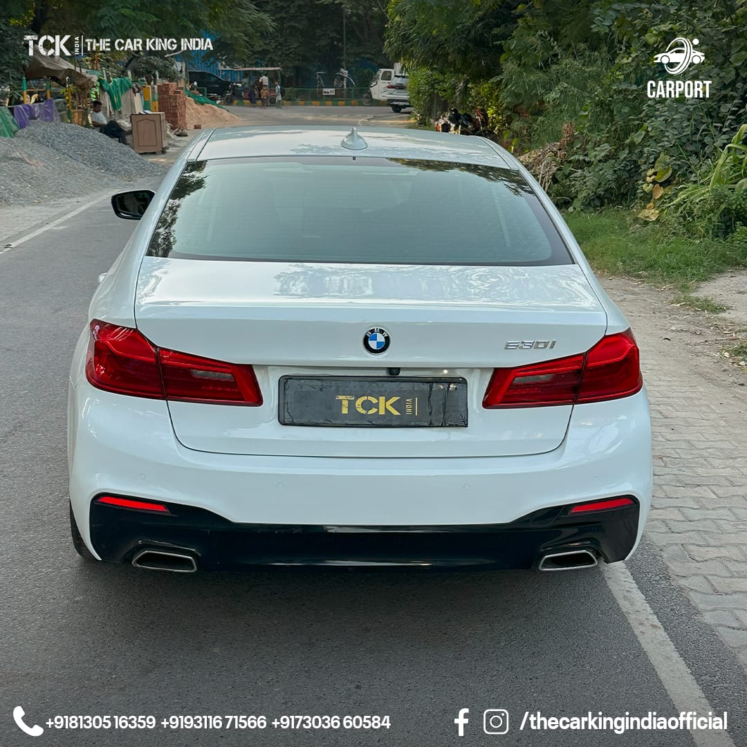 Used BMW 530I M SPORTS 2020 white - photo 5