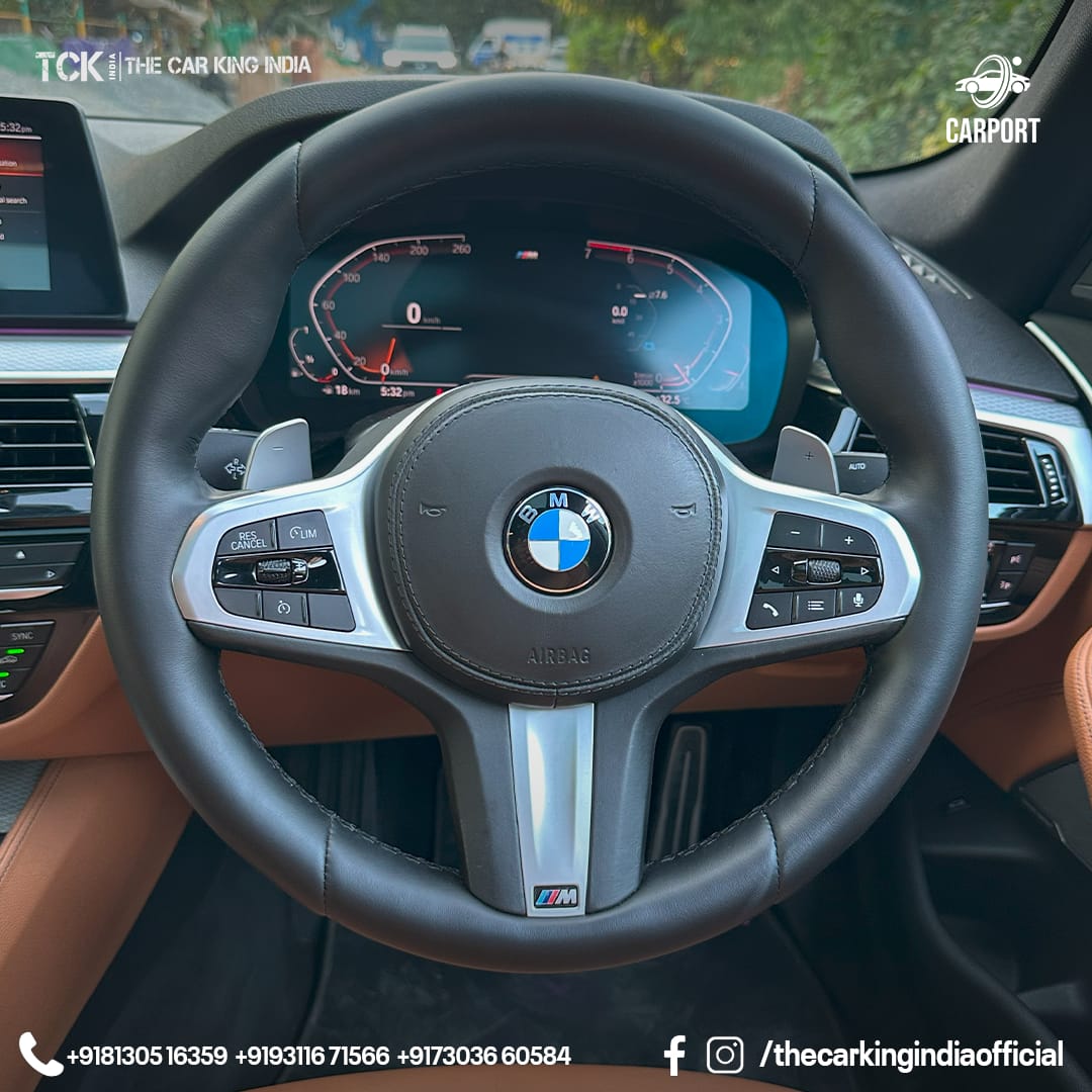 Used BMW 530I M SPORTS 2020 white - photo 6