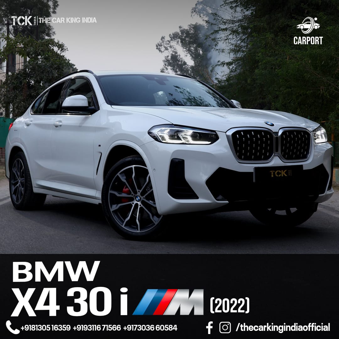 Used BMW X4 30I M SPORT 2022 white - photo 1