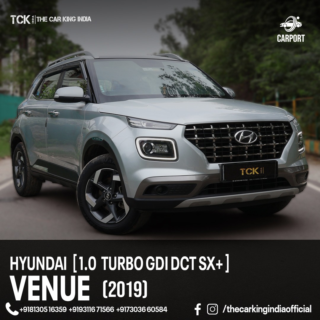 Used HYUNDAI VENUE 2019 silver - photo 2