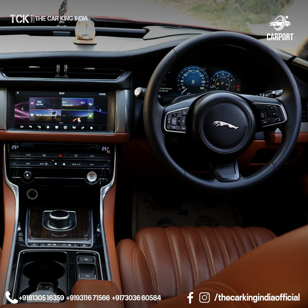 Used JAGUAR XF 2.0L PORTFOLIO 2018 red - photo 4