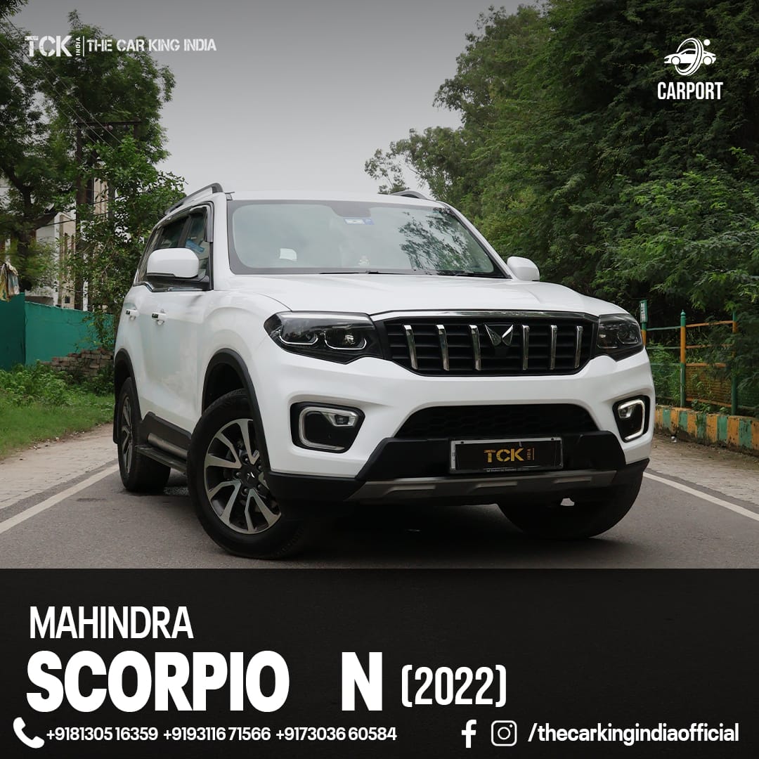 Used MAHINDRA SCORPIO-N 2022 white - photo 2