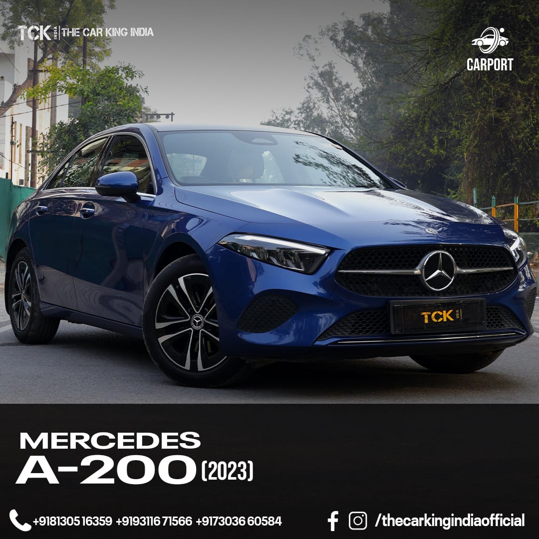 Used MERCEDES BENZ A 200 2023 blue - photo 1
