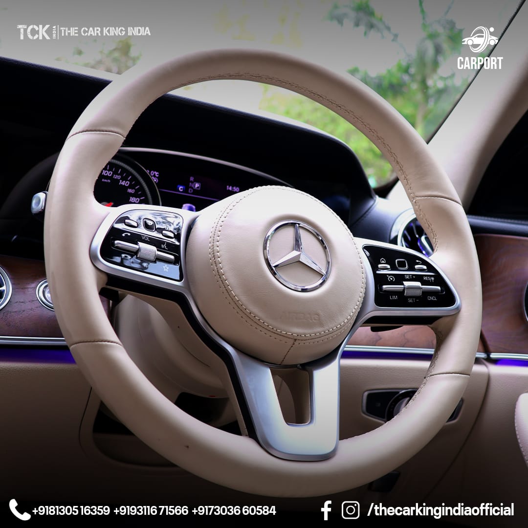 Used MERCEDES BENZ E CLASS 2019 blue - photo 6