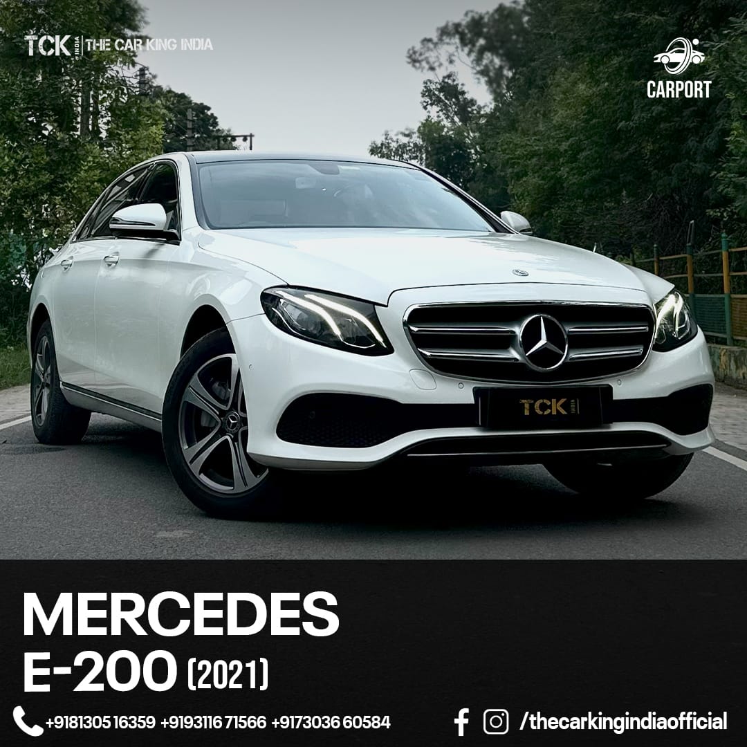 Used MERCEDES BENZ E CLASS EXCLUSIVE 2021 white - photo 2