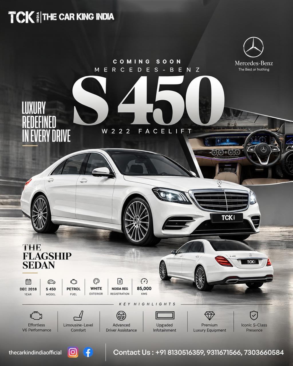 MERCEDES S450 FACELIFT 2018