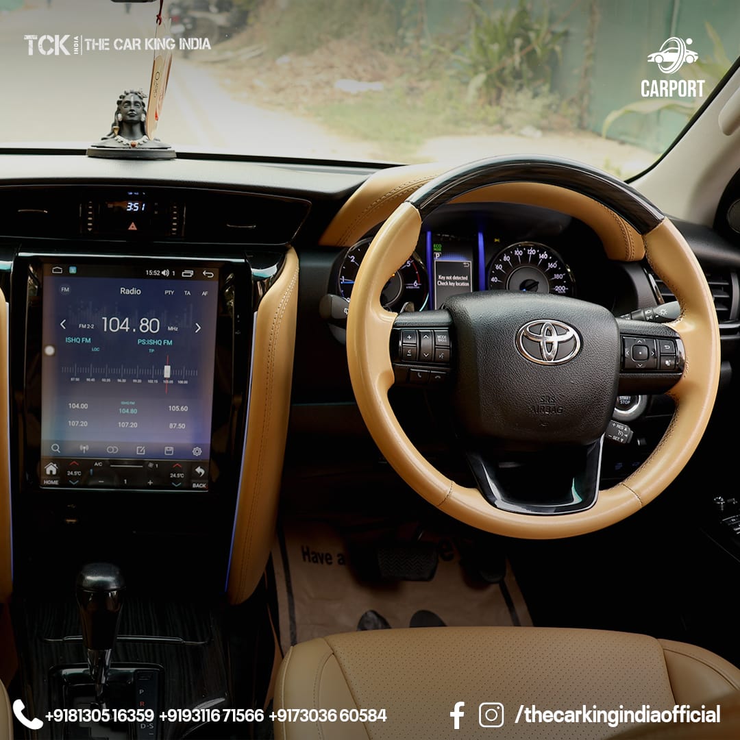 Used TOYOTA FORTUNER 2020 BS6 white - photo 5